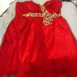 Red junior’s party dress!
